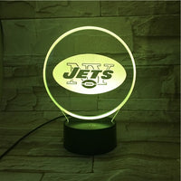 Thumbnail for NFL NEW YORK JETS LOGO 3D LED LIGHT LAMP