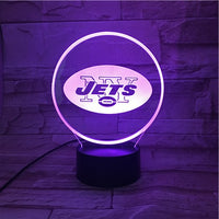 Thumbnail for NFL NEW YORK JETS LOGO 3D LED LIGHT LAMP