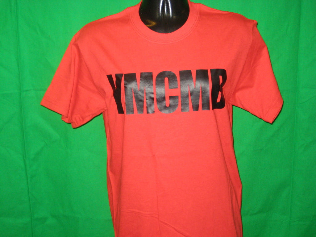 Ymcmb Tshirt: Red With Black Print - TshirtNow.net - 2