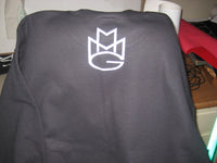 Thumbnail for Maybach Music Crewneck Sweatshirt:Black with White Print - TshirtNow.net - 3