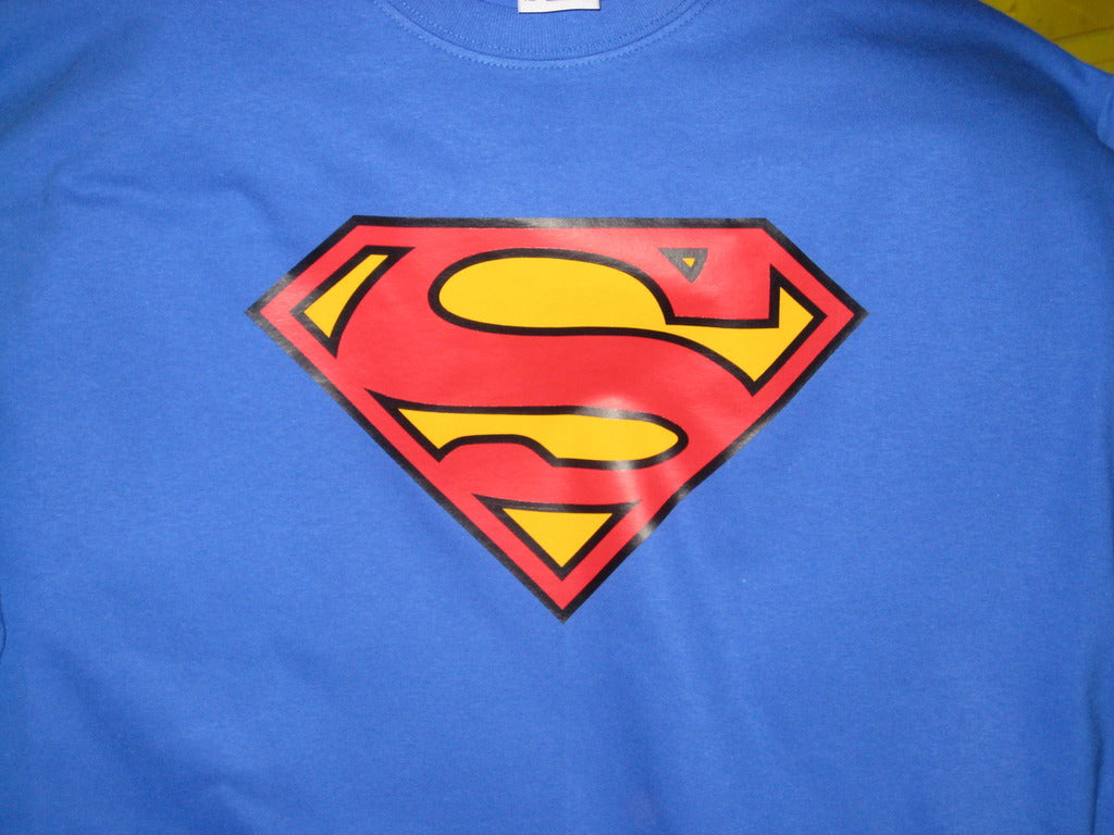 Superman Logo Youth Royal Blue Tshirt - TshirtNow.net - 3
