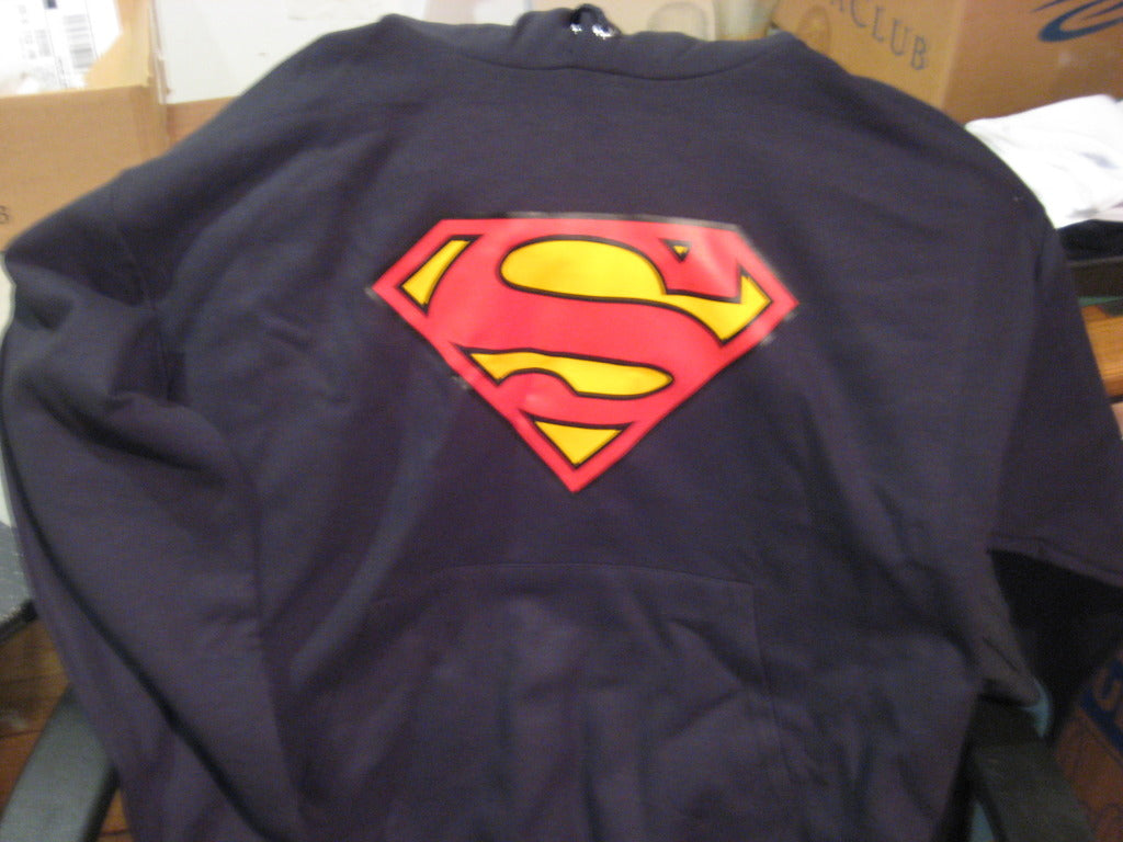 Superman Logo Hoody Hoodie Black - TshirtNow.net - 2
