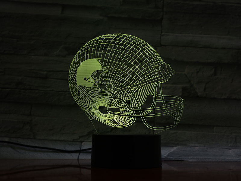NFL CLEVELAND BROWNS 3D LED LIGHT LAMP