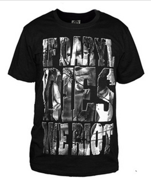 The Walking Dead If Daryl Dies We Riot Tshirt - TshirtNow.net - 1