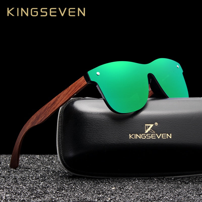 Coronardo Rainforest Wood Frame Polarized Glasses