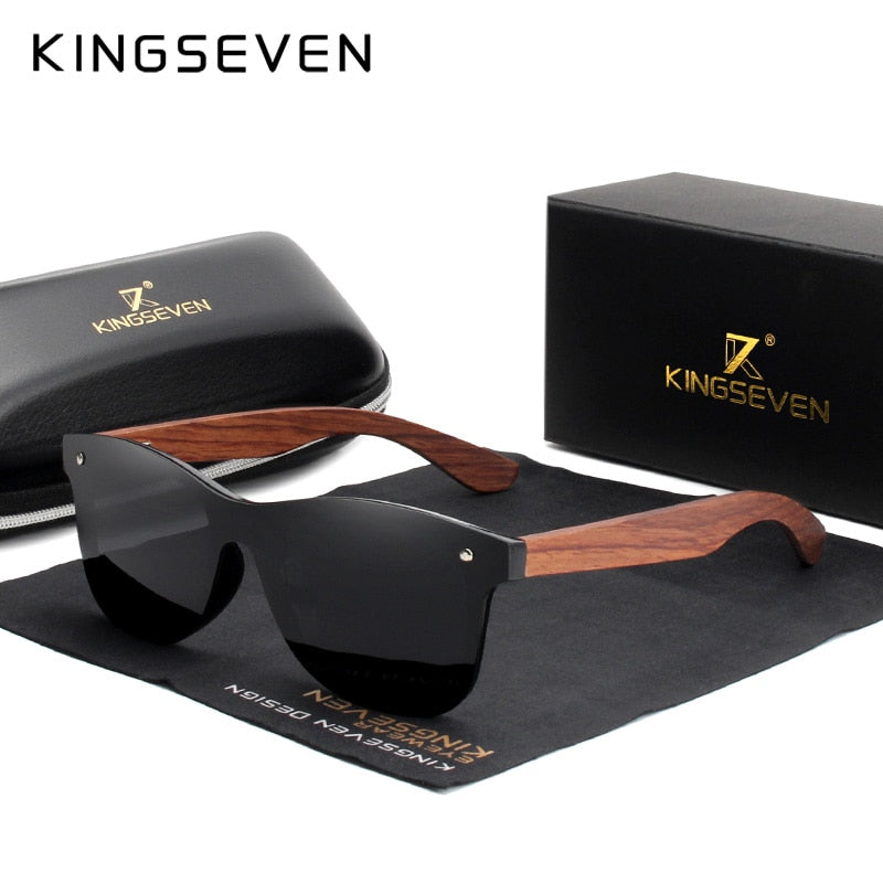 Coronardo Rainforest Wood Frame Polarized Glasses