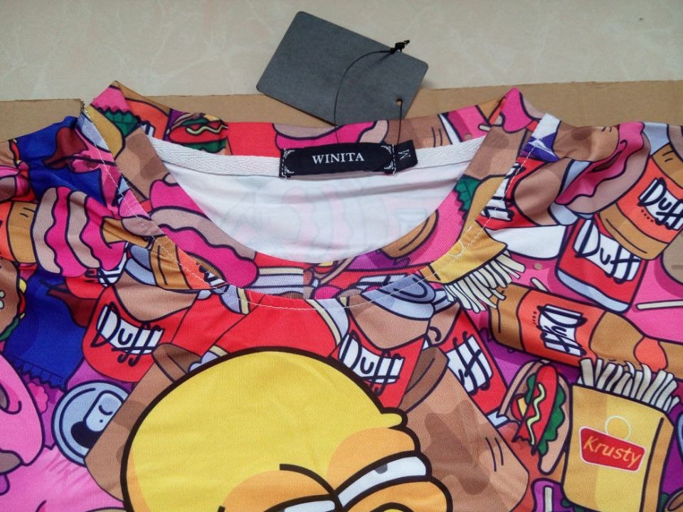 The Simpsons Homer Simpson Allover Print Donut Stupor Tshirt - TshirtNow.net - 3