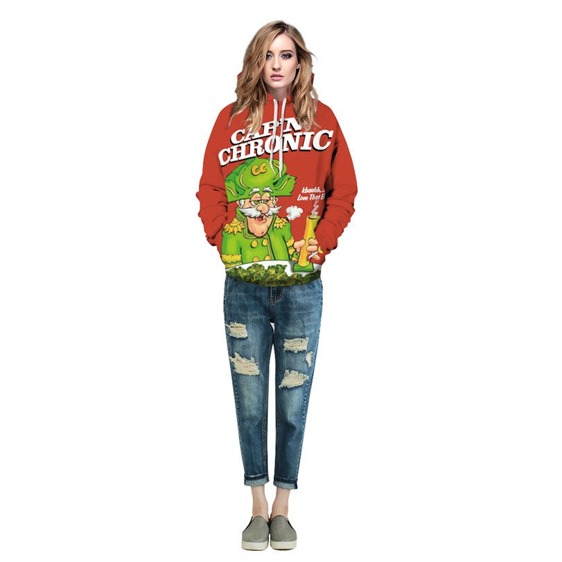 Captain Chronic Cap'n Chronic Allover 3D Print Hoodie