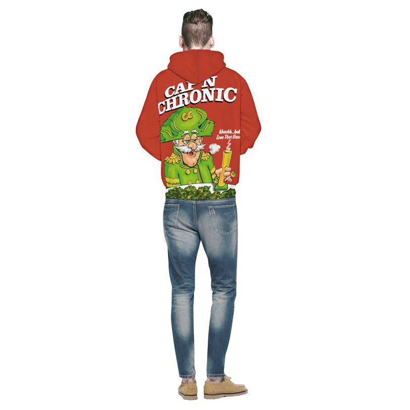 Captain Chronic Cap'n Chronic Allover 3D Print Hoodie