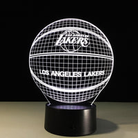 Thumbnail for NBA LOS ANGELES LAKERS 3D LED LIGHT LAMP