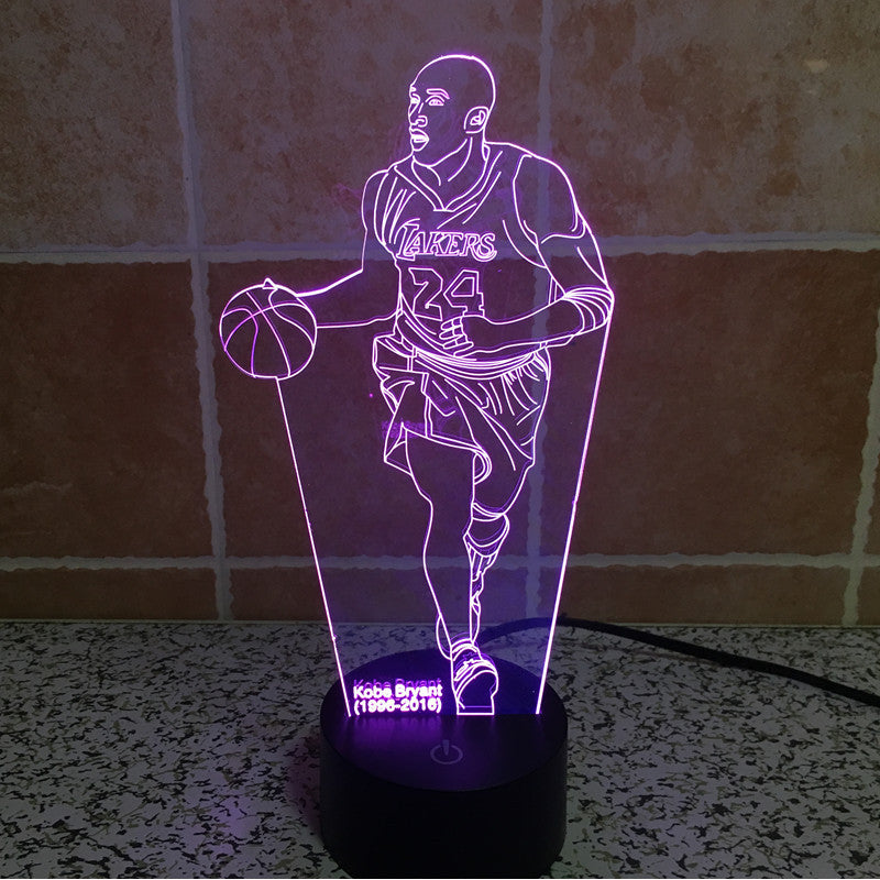 NBA LOS ANGELES LAKERS 3D LED LIGHT LAMP