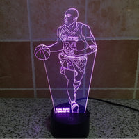 Thumbnail for NBA LOS ANGELES LAKERS 3D LED LIGHT LAMP