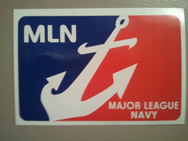 Major League Navy Decal - TshirtNow.net