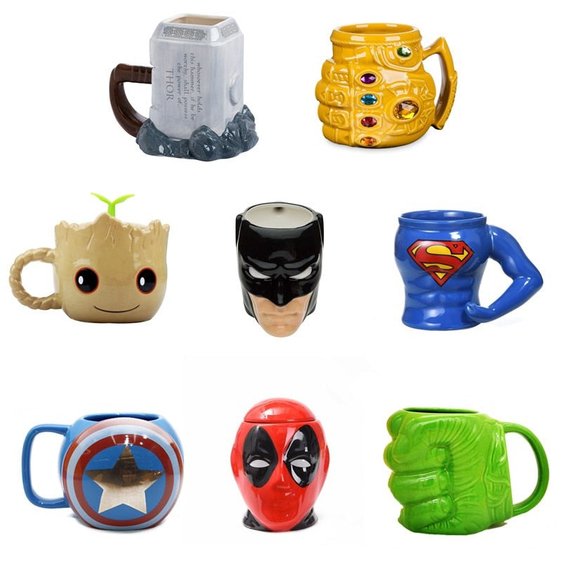 Marvel Avengers Fanbase Ceramic Coffee/Tea Mugs