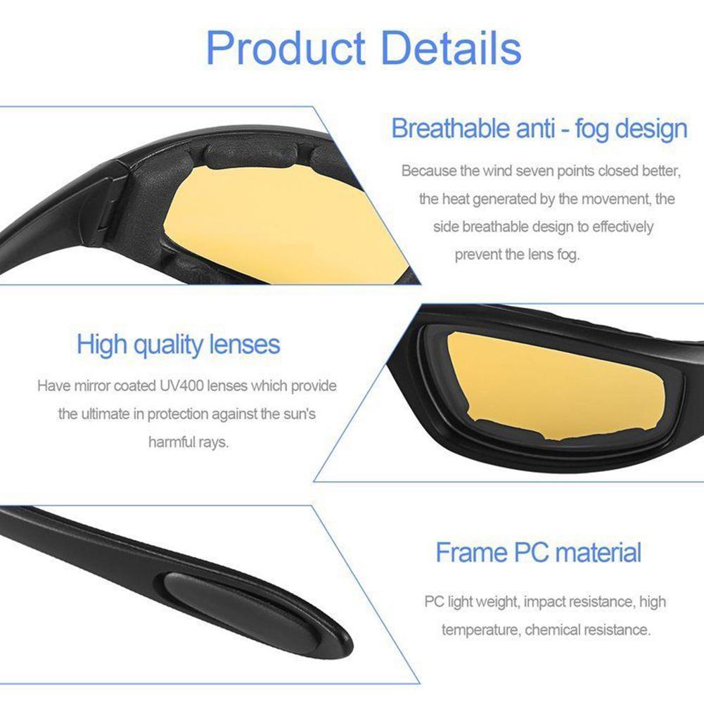 Anti-Glare Motorcycle Glasses