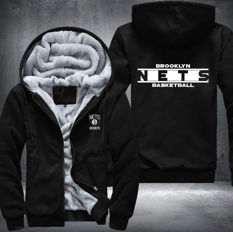NBA BROOKLYN NETS THICK FLEECE JACKET
