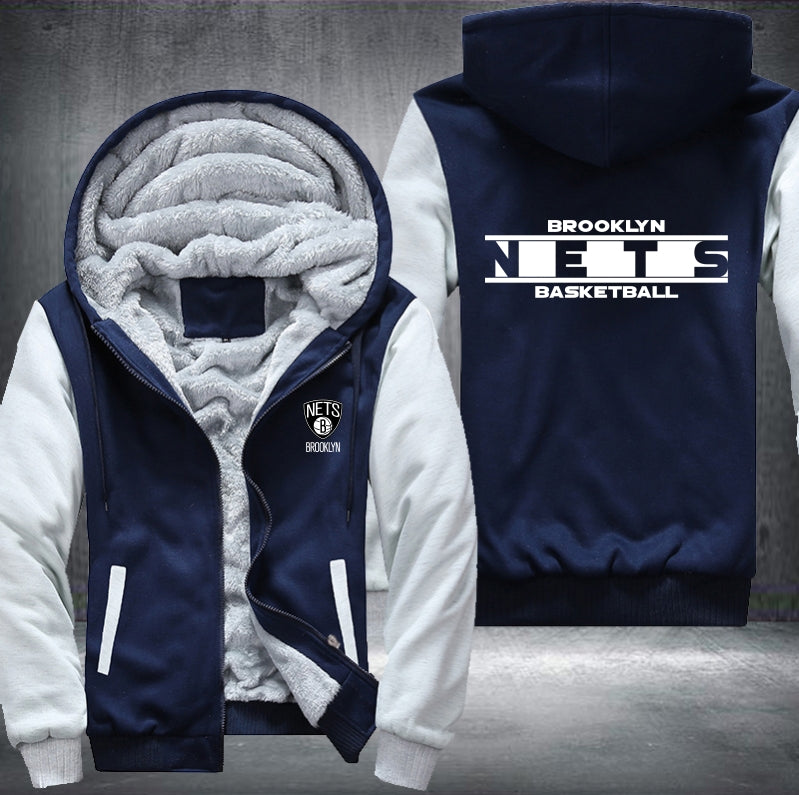 NBA BROOKLYN NETS THICK FLEECE JACKET