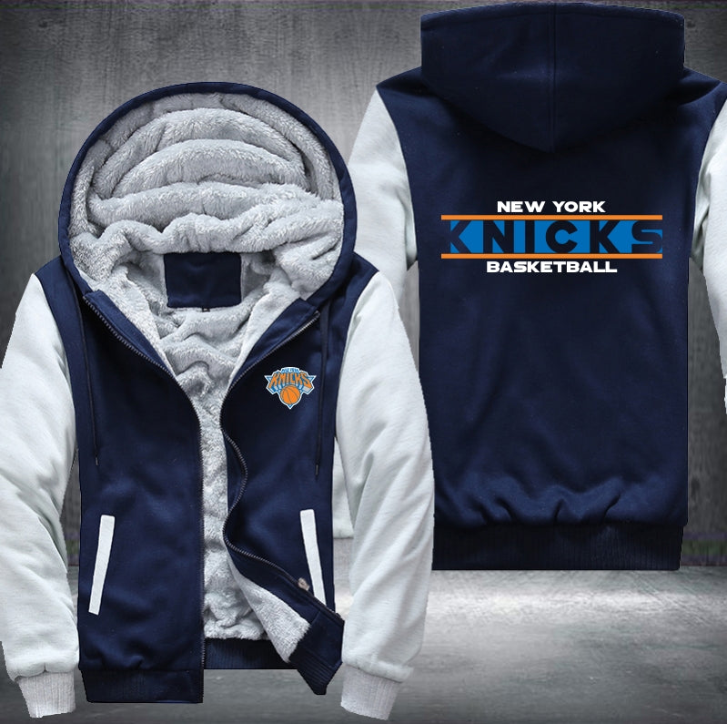 NBA NEW YORK KNICKS THICK FLEECE JACKET