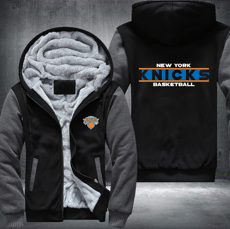 NBA NEW YORK KNICKS THICK FLEECE JACKET
