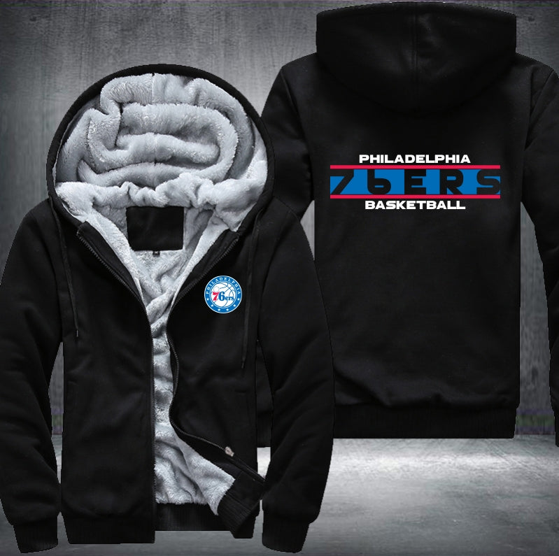 NBA PHILADELPHIA 76ERS THICK FLEECE JACKET
