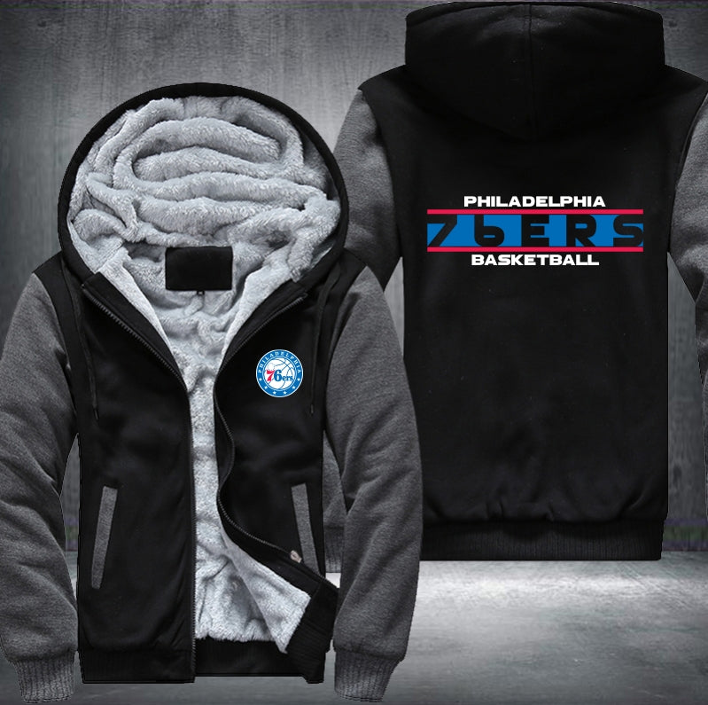 NBA PHILADELPHIA 76ERS THICK FLEECE JACKET