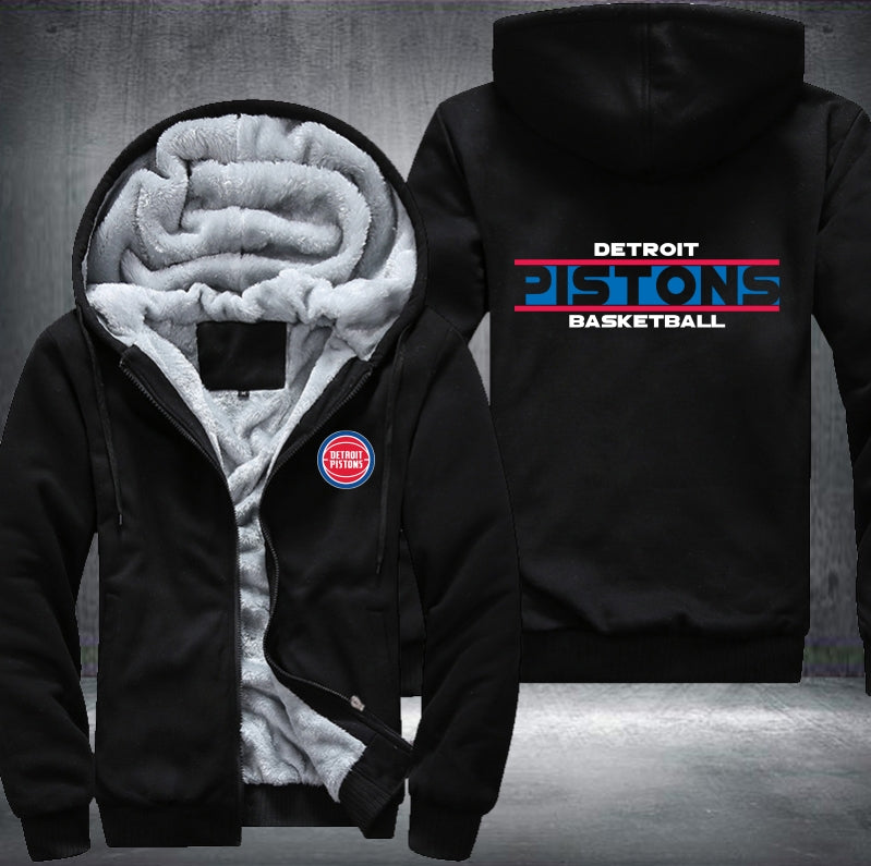 NBA DETROIT PISTONS THICK FLEECE JACKET