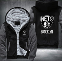 Thumbnail for NBA BROOKLYN NETS THICK FLEECE JACKET