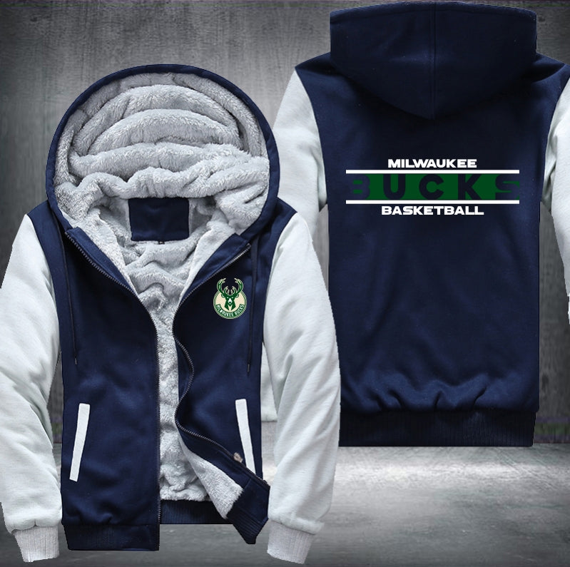 NBA MILWAUKEE BUCKS THICK FLEECE JACKET