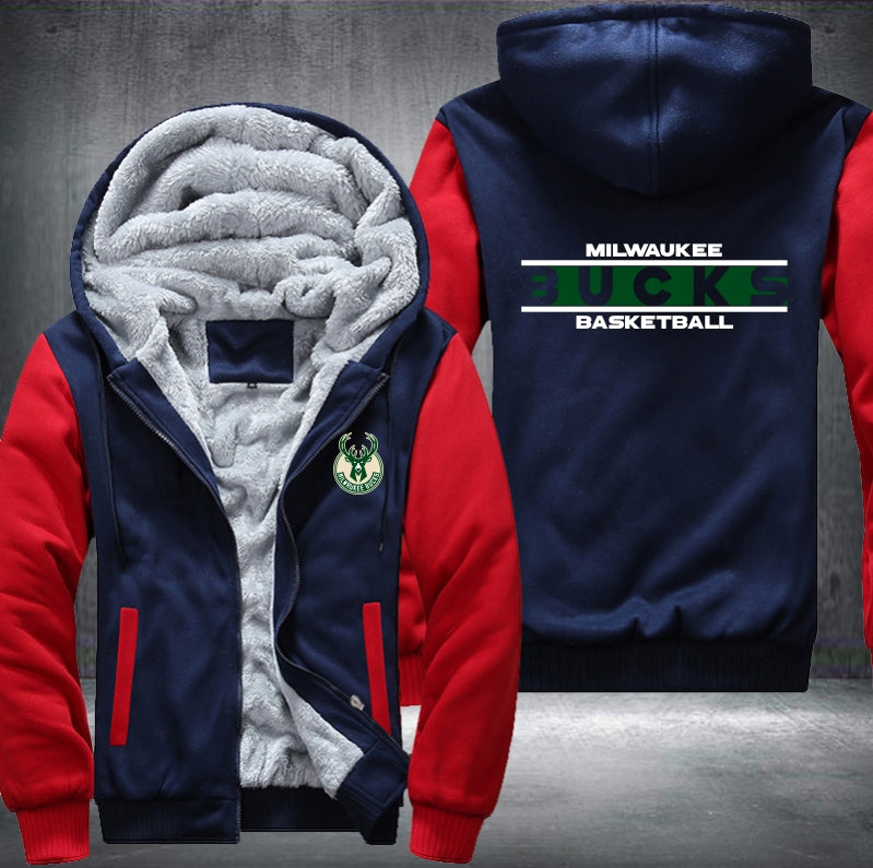 NBA MILWAUKEE BUCKS THICK FLEECE JACKET