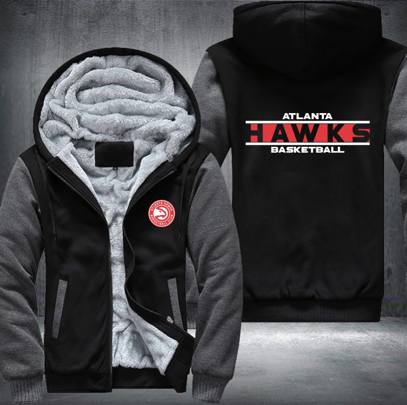 NBA ATLANTA HAWKS THICK FLEECE JACKET