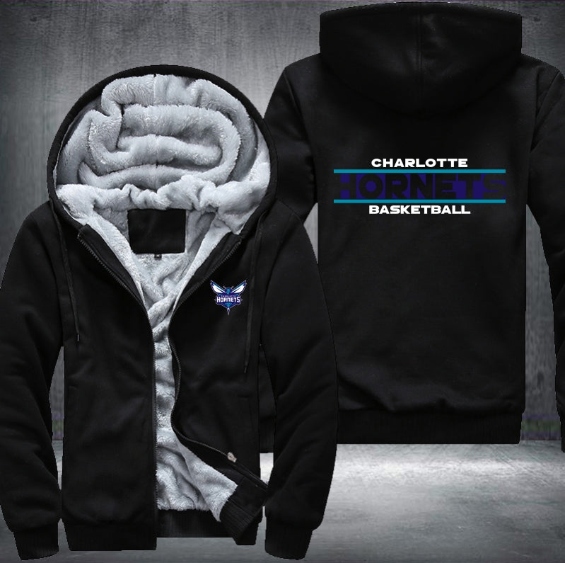 NBA CHARLOTTE HORNETS THICK FLEECE JACKET