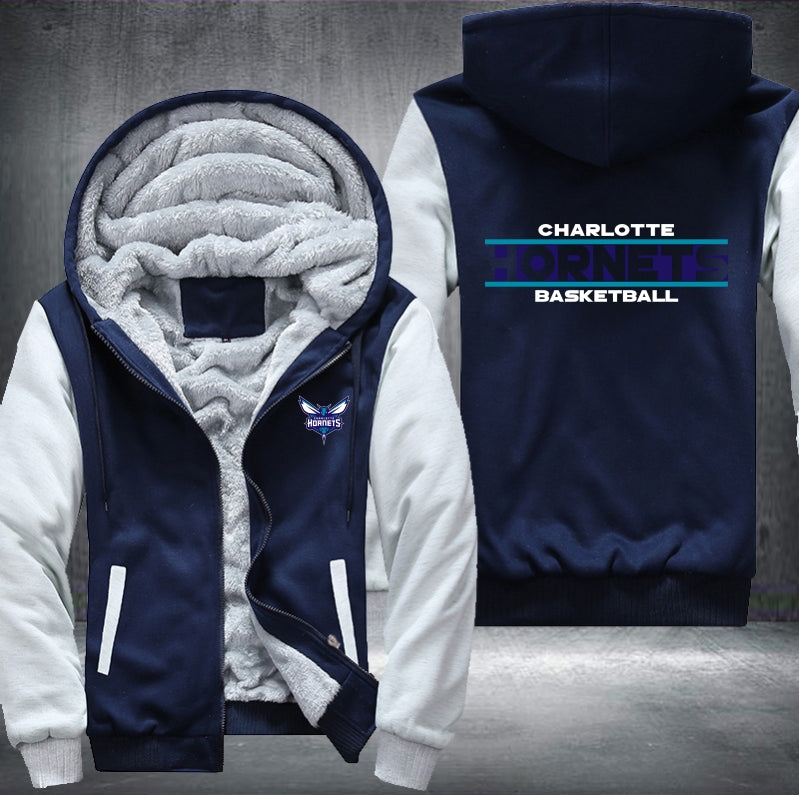 NBA CHARLOTTE HORNETS THICK FLEECE JACKET