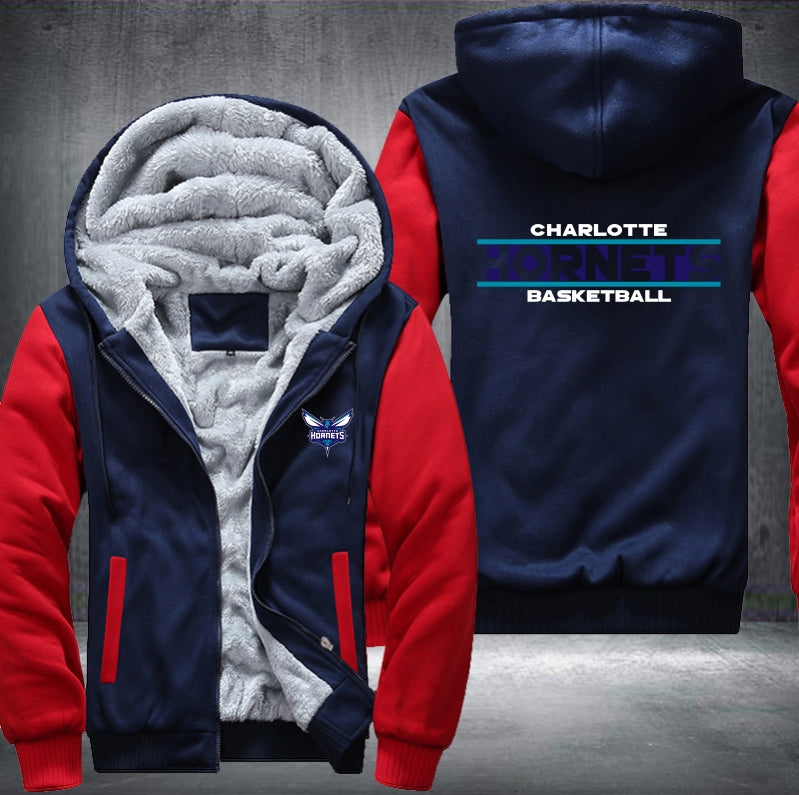 NBA CHARLOTTE HORNETS THICK FLEECE JACKET