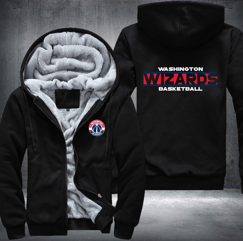 NBA WASHINGTON WIZARDS THICK FLEECE JACKET