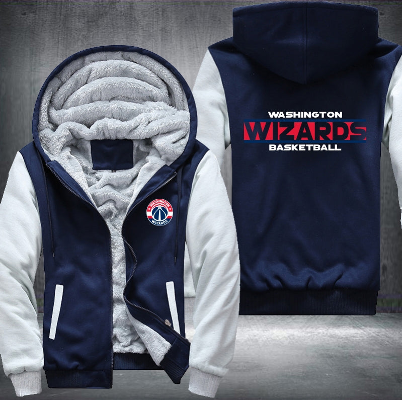 NBA WASHINGTON WIZARDS THICK FLEECE JACKET