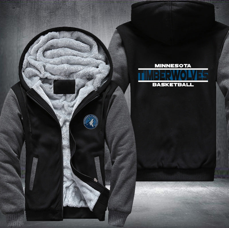NBA MINNESOTA TIMBERWOLVES THICK FLEECE JACKET
