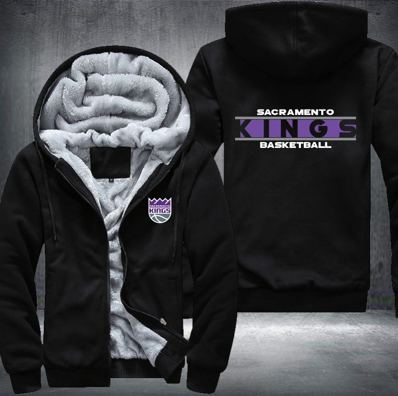 NBA SACRAMENTO KINGS THICK FLEECE JACKET