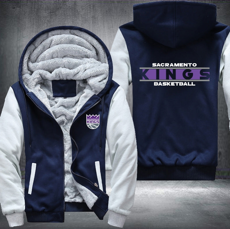 NBA SACRAMENTO KINGS THICK FLEECE JACKET