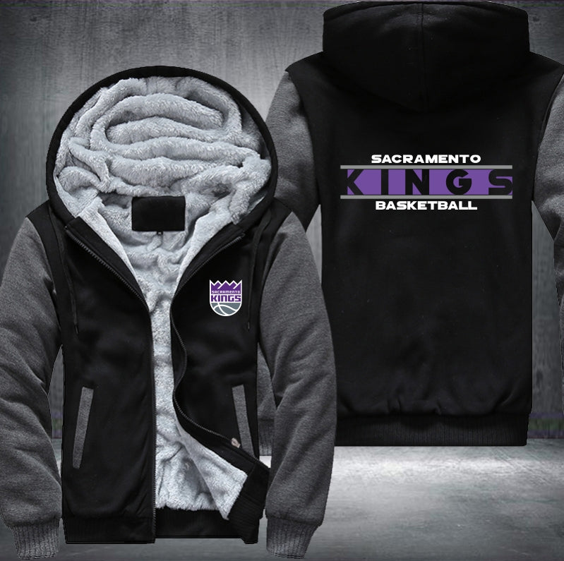 NBA SACRAMENTO KINGS THICK FLEECE JACKET
