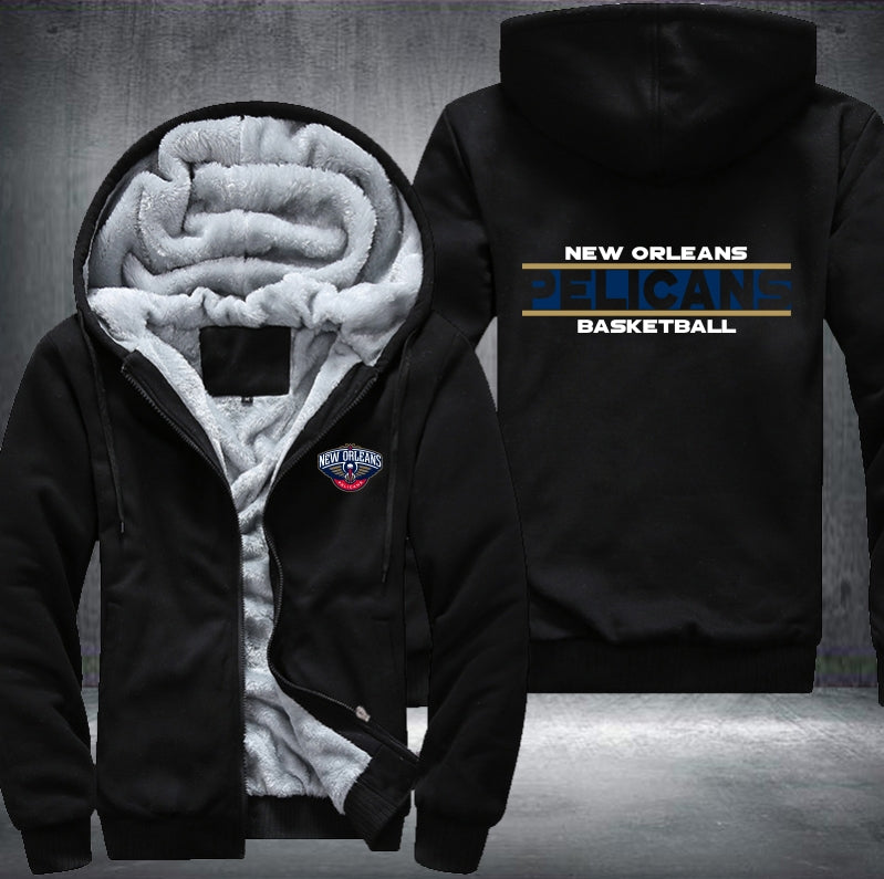 NBA NEW ORLEANS PELICANS THICK FLEECE JACKET