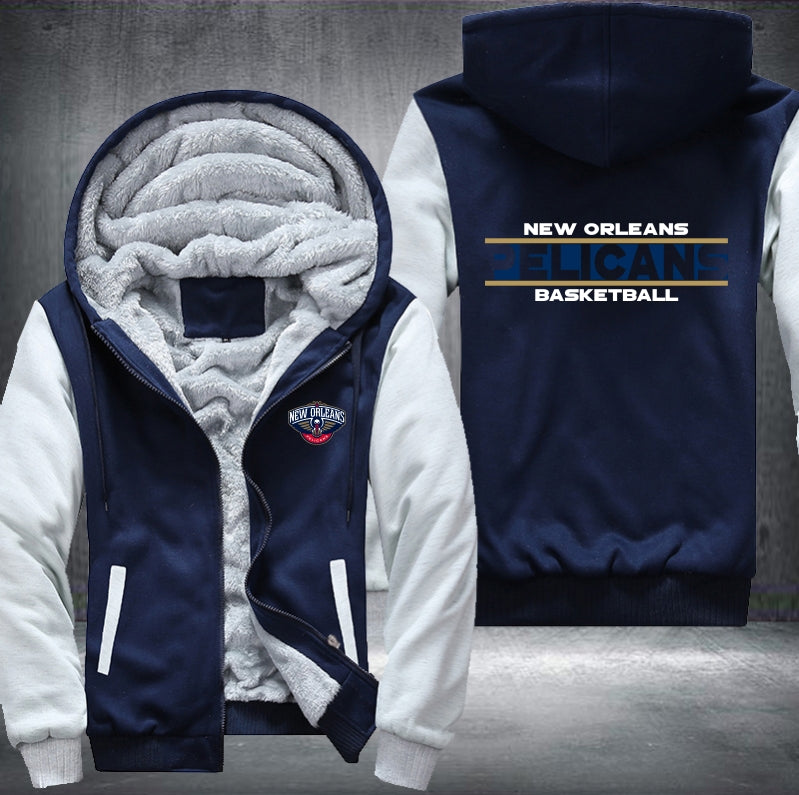 NBA NEW ORLEANS PELICANS THICK FLEECE JACKET