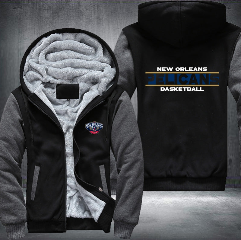 NBA NEW ORLEANS PELICANS THICK FLEECE JACKET