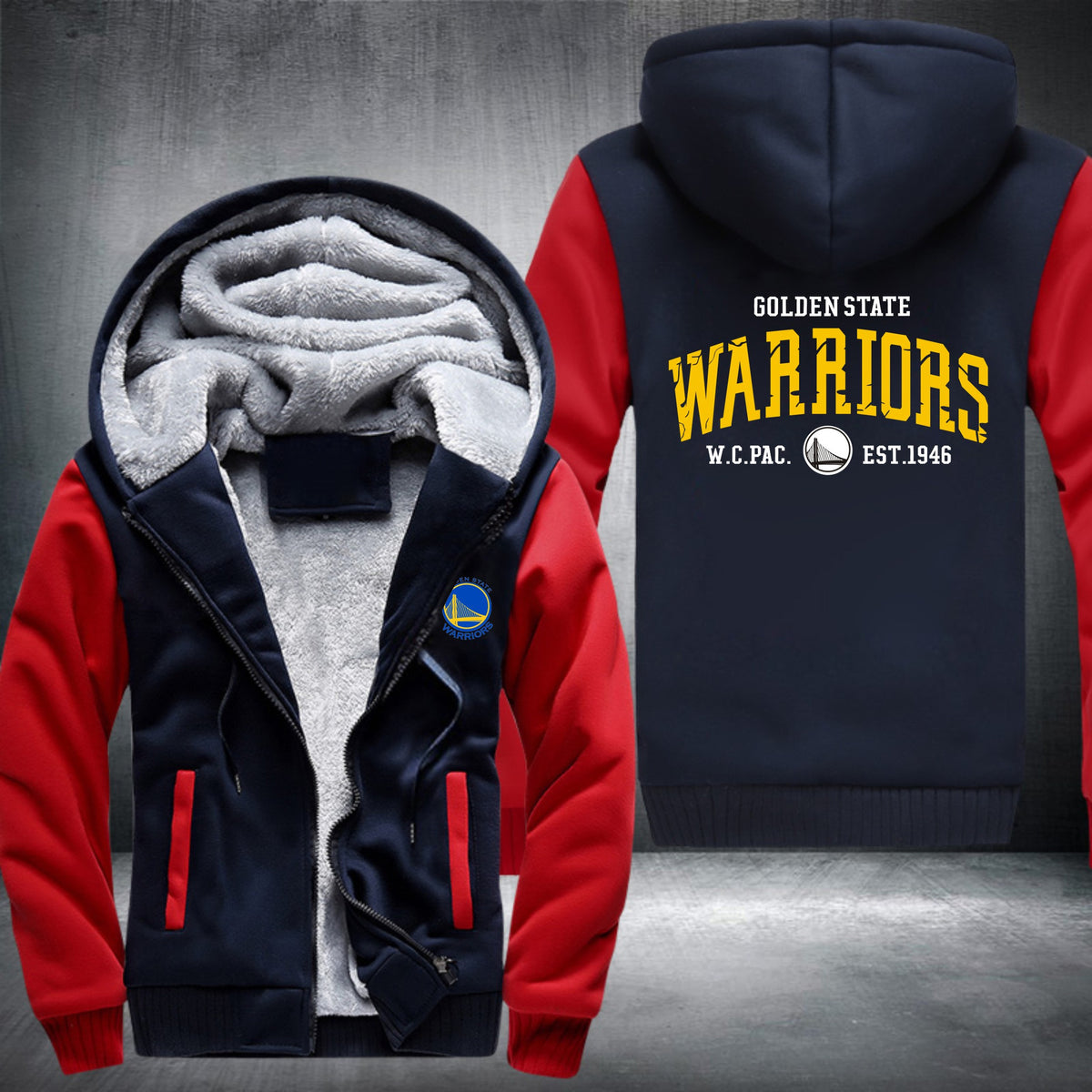 NBA GOLDEN STATE WARRIORS THICK FLEECE JACKET