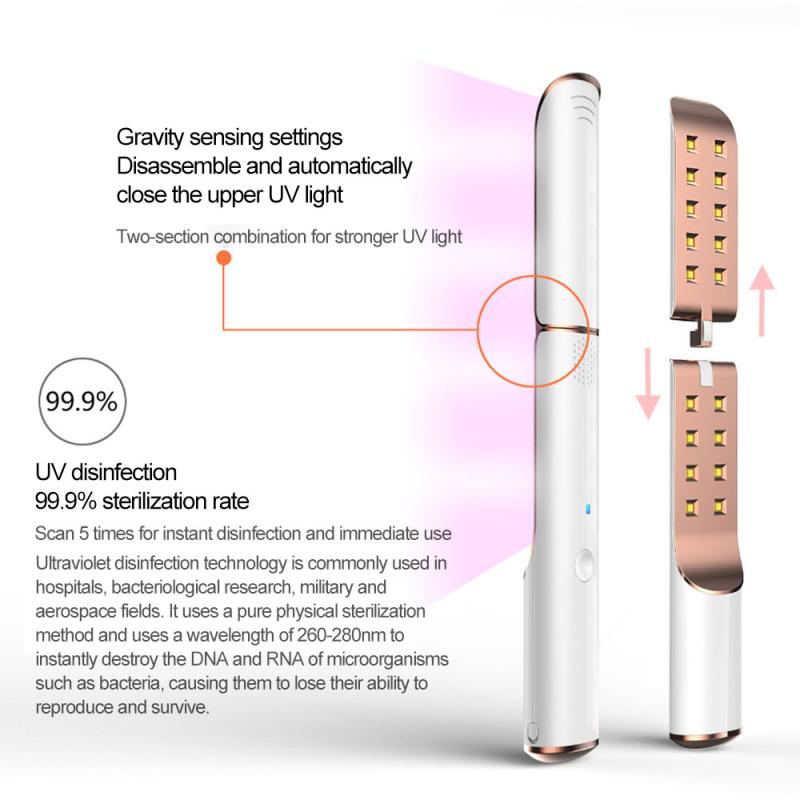 UV Germicidal Foldable Disinfection Lamp Wand