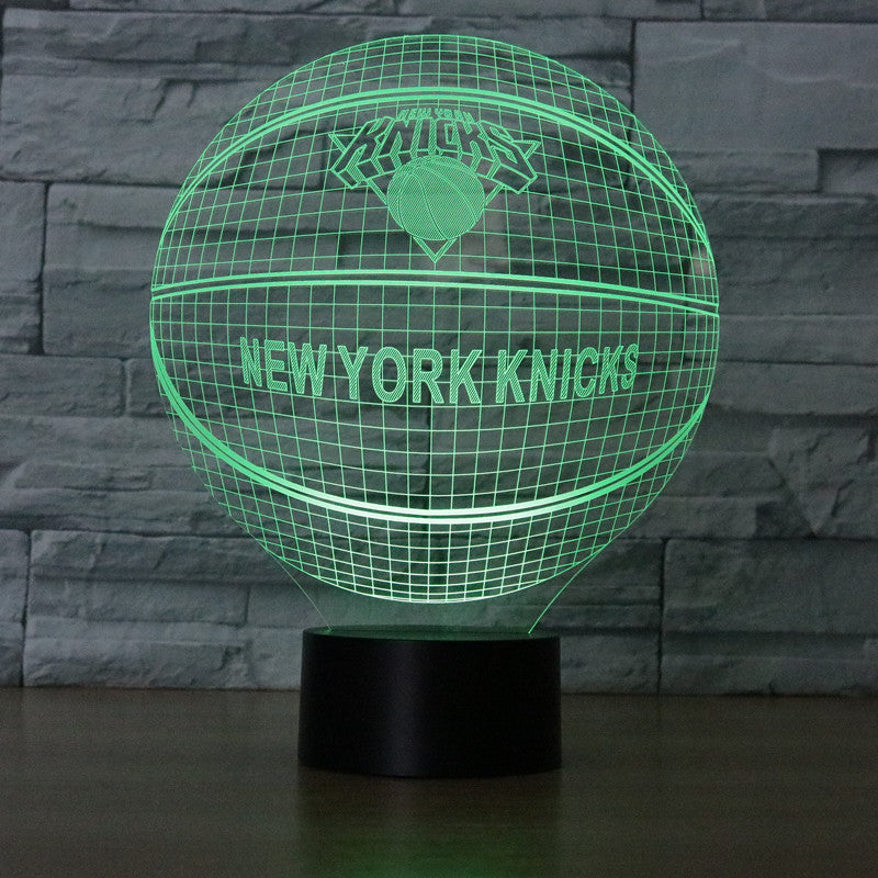 NBA NEW YORK KNICKS 3D LED LIGHT LAMP