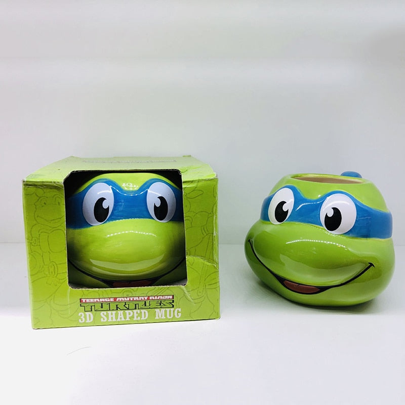Cute Ninja Turtle Ceramic Coffee/Tea/Milk Cup - Ideal gift for kids