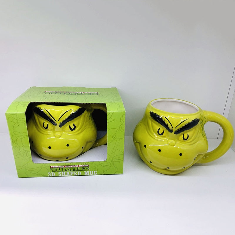 Cute Ninja Turtle Ceramic Coffee/Tea/Milk Cup - Ideal gift for kids