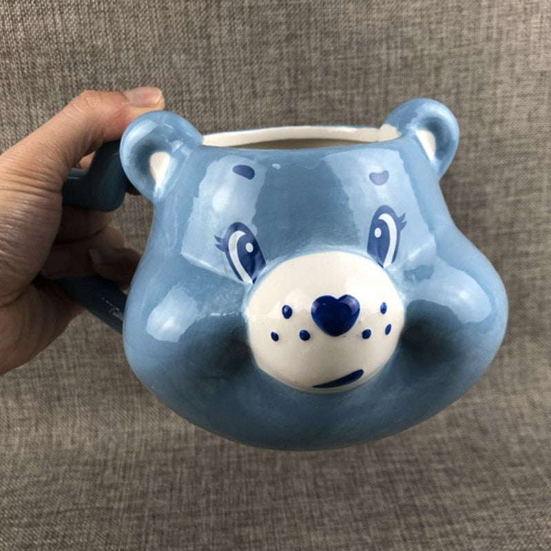 Teddy Panda Ceramic Coffee/Tea Mugs with Heart Handle
