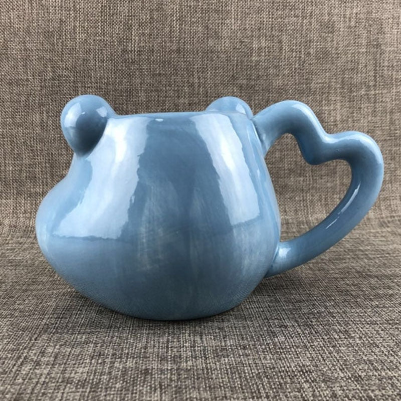 Teddy Panda Ceramic Coffee/Tea Mugs with Heart Handle
