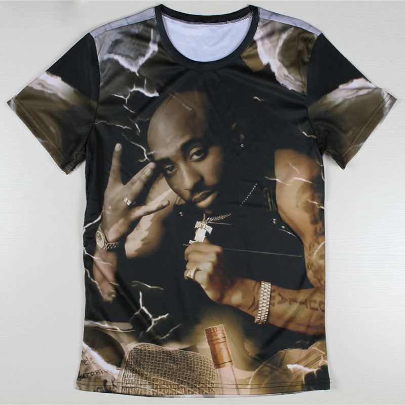 Tupac Shakur All over 3D print tshirt - TshirtNow.net - 1